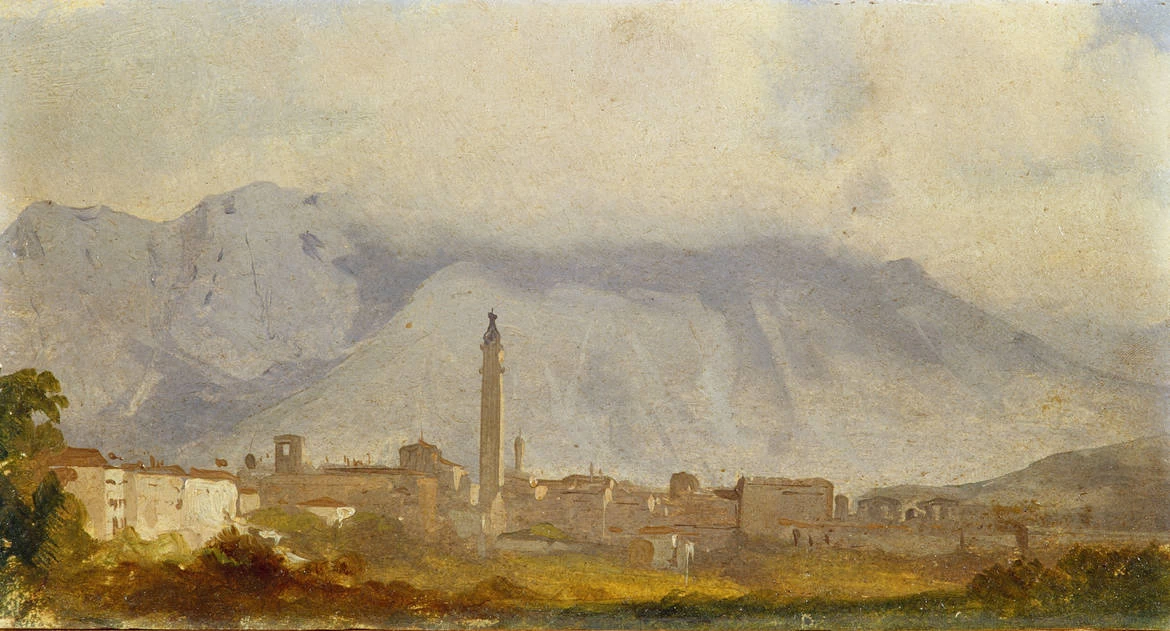 Veduta di Belluno dal Monte Dolada